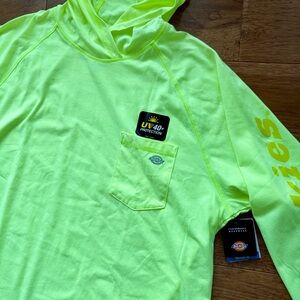 Dickies performance Sunshirt Temp IQ Cooling UPF 40 mens 2XL XXL high visibility